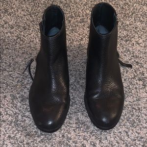 J.CREW Black Leather Boots